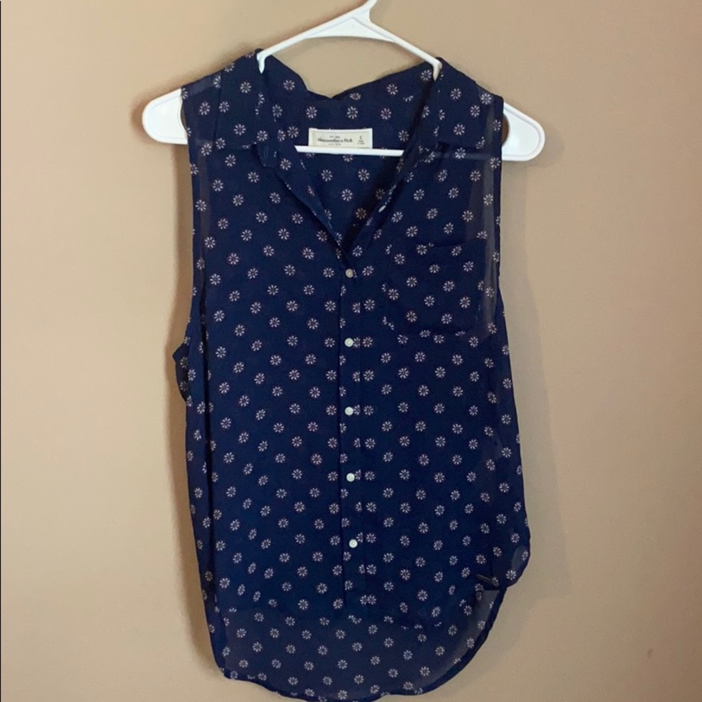 Abercrombie and Fitch printed tank